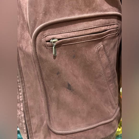 Vintage Leather Aviator Bomber Style Jacket - Picture 4 of 10